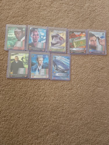 007 spy cards - x, bond