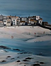 St Ives , Cornwall.  Original Acrylic Painting 50 X 40 Cms
