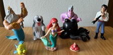 Disney The Little Mermaid Poseable Figures 7 Piece Set - Free Postage! 