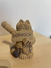 Vintage Methil moggies hitch hiking Cat lover ornament Dornoch Scotland