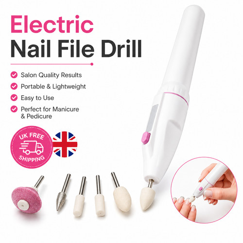 Electric nail drill file - nail,
