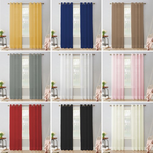 Single sheer plain - sheer, voile