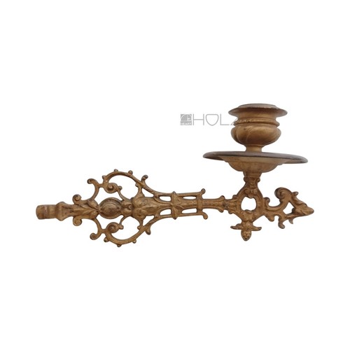 Antique piano candle holder - antique,