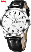 Mens watches leather strap - mens,
