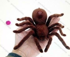 Remote Control Creepy Soft Scary Plush Spider Infrared RC Tarantula Kid Toys