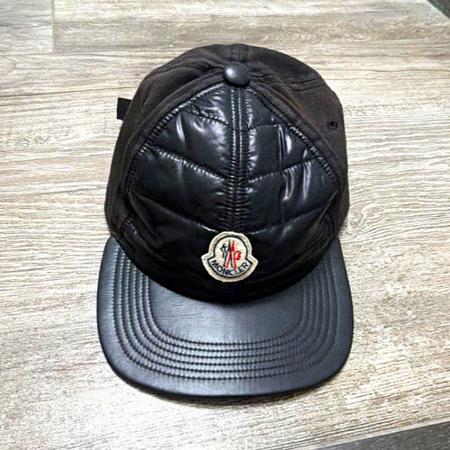 Moncler black leather - black,