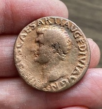 ROMAN. DRUSUS (SON OF TIBERIUS). COPPER AS. ROME MINT, 80 A.D. RESTORATION ISSUE