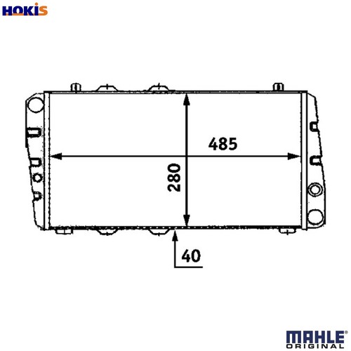 Radiator engine cooling 453 - radiator,