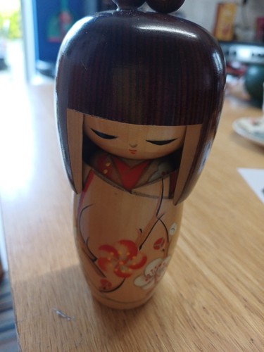 Japanese kokeshi doll 14cm - japanese,