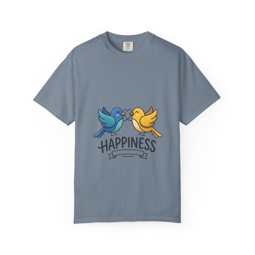 Happiness kissing birds - kissing,