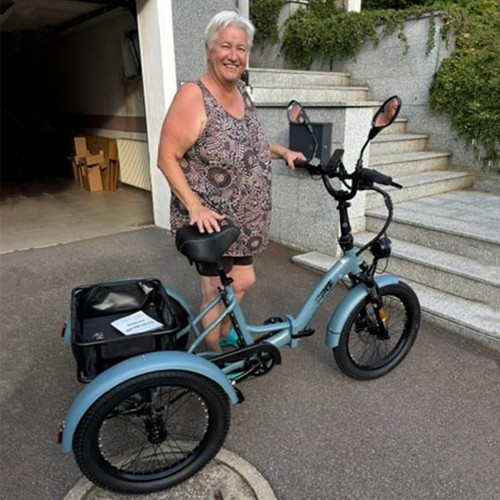 Electric tricycle 48v - electric, 21ah