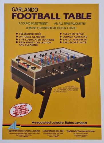 Garlando football table - garlando,