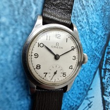 Vintage Omega Military Hand-Winding Men's Watch Indian Civil Service Ref 2165 A