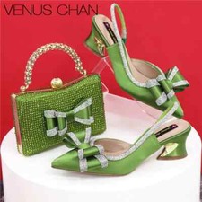 Med Heel Shoes Hollowed Out