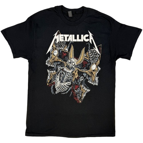 Metallica shirt skull moth - metallica,