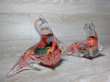 Murano Style Seal Sea Lions 2