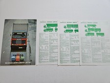 SCANIA LB111 LBS111 LBT111 TRUCK SALES BROCHURE 1975-1977