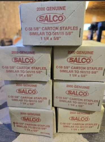 Box staples salco 8 - staples, 5/8"