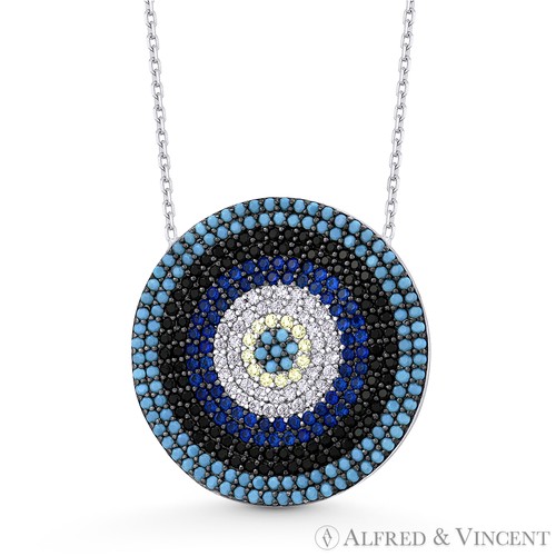Evil eye luck charm pendant - evil,