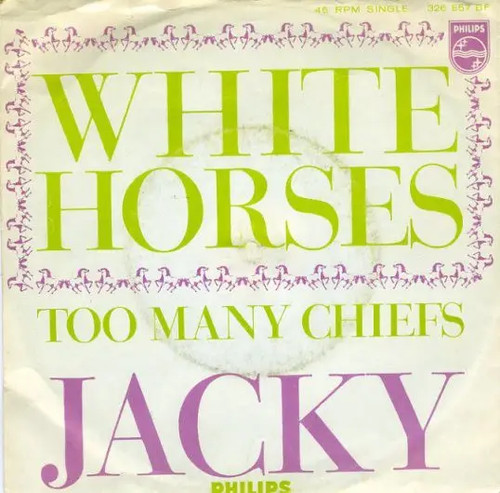 Jackie lee white horses - white,