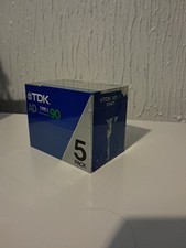 TDK AD 90 Blank Audio Media Recording Cassette Tape (2009) NEW SEALED X5