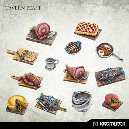 Kromlech tavern feast - feast, brand