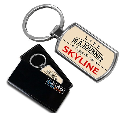 Skyline car keyring - skyline,