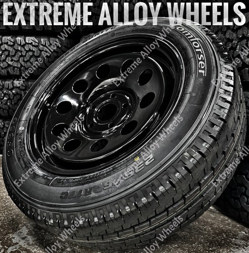 Black steel wheels - steel, fits