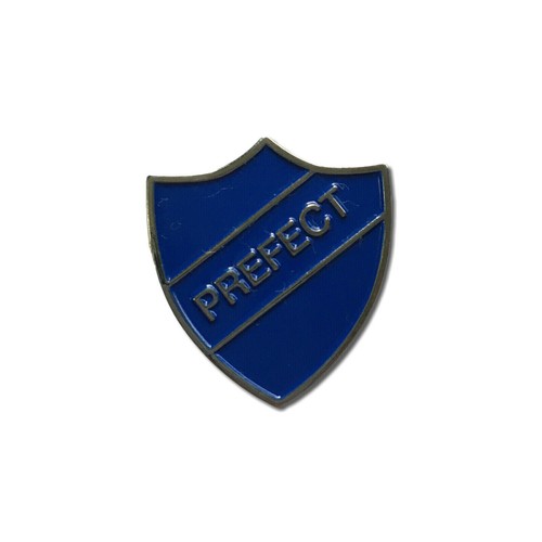 Blue school prefect enamel - blue,