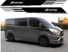FORD TRANSIT CUSTOM SPORT VAN SIDE DECALS VINYL STICKERS GRAPHICS CAR TRUCK  