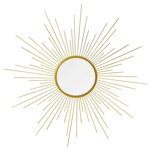 Gold framed round golden - gold,