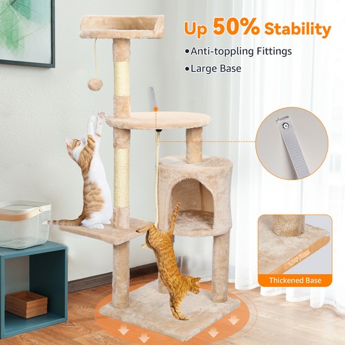 Cat tree climbing tower - cat,