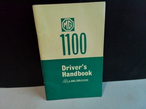 1100 owners handbook - 1100,