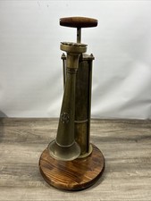 Antique Swedish Tyfon Ship's Brass Pump Fog Horn, Non-Working , Early 1900s