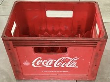 VINTAGE RED COCA - COLA CRATE FOR 20 BOTTLE CRATE DRINKS CARRIER