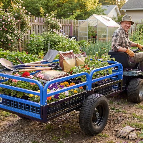 680kg heavy duty garden cart - garden,