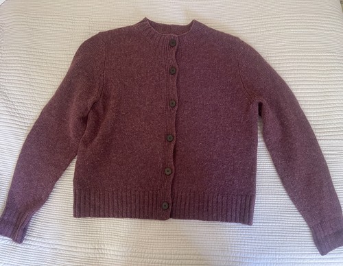 Toast wool heather cardigan - heather,