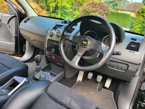 Momo leather sports steering