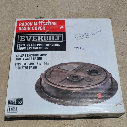 Pump well cap - well, radon