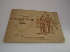 John Player & Sons   - Cricketers 1938  -  Album set of 50 Cards.