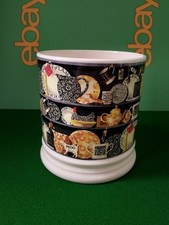 RARE EMMA BRIDGEWATER BLACK DRESSER KITCHEN UTENSIL DRAINING JAR