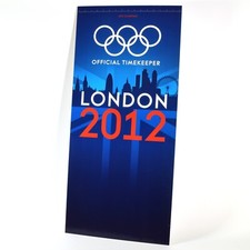 Omega Watch Shop Visual Display Board London 2012 Olympics Advertising New
