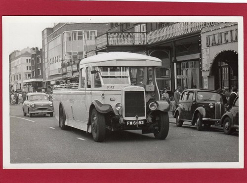 Open top single decker bus - open,