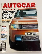 AUTOCAR MAGAZINE 6 JANUARY