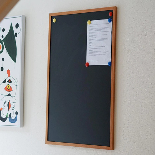 Blackboard magnetic wooden - magnetic,