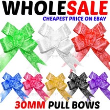50 X LARGE Ribbon Bows MULTI