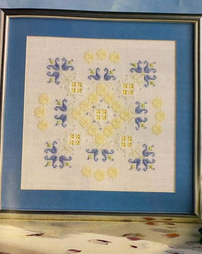Beautiful hardanger panel - hardanger,