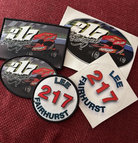 Stockcars sticker and sewn - sticker,