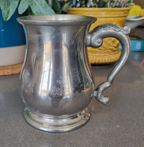 Selmark pewter tankard mug - pewter,