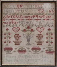 Antique Alphabet Needlework